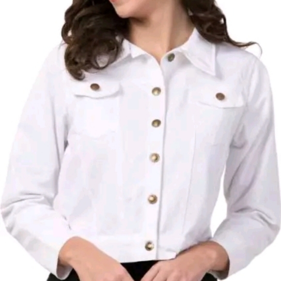 White Denim Jackets - Picture 3 of 3